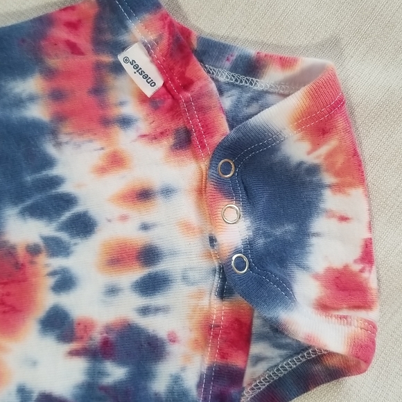 BABY ONSIE BR GERBER 6- 9MONTHS TIE-DYED ORGANIC COTTON - Picture 4 of 6